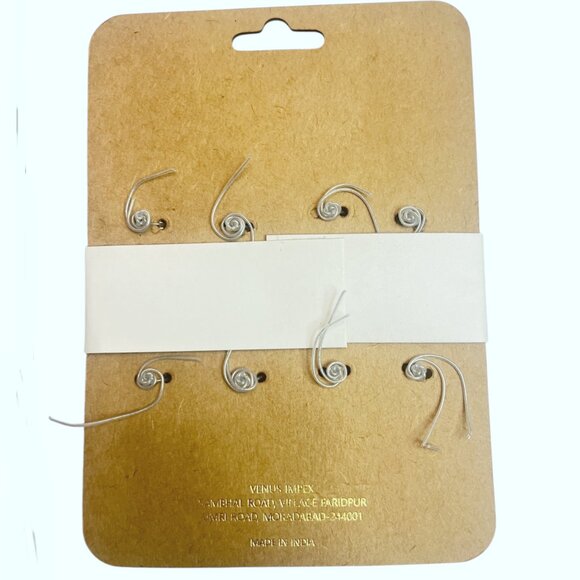 NEW Set of 4 Artistic Accents Hammered Gold Texture Small Spoons - Gold - Picture 2 of 2